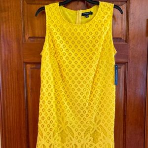 NWT, size 10 Yellow dress